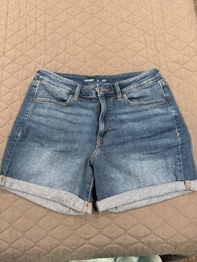 Old Navy Blue Denim Roll Cuff Shorts